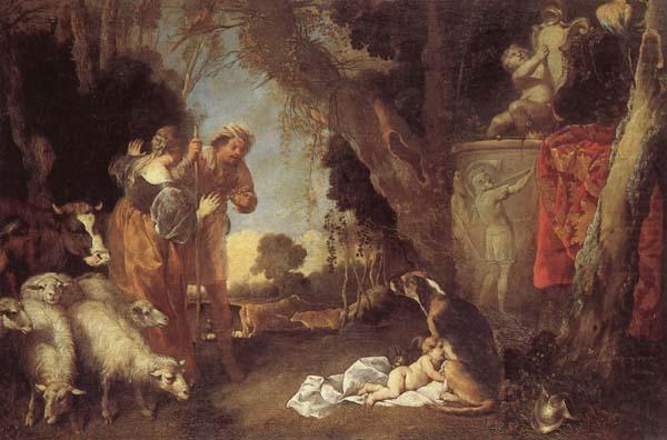 The Birth of King Cyrus, Antonio Maria Vassallo